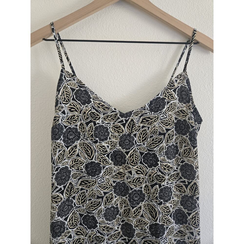 Jonathan Martin Y2K Black Floral Slip Maxi Dress Dark Romantic Whimsigoth Sz 7 - Picture 4 of 9